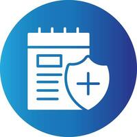 Health Plans Creative Icon Design vector
