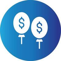 Balloon Payment Creative Icon Design vector