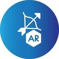 Ar Archery Creative Icon Design vector