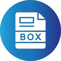 BOX Creative Icon Design vector