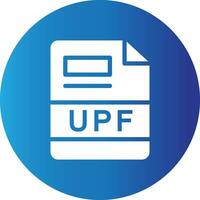 UPF Creative Icon Design vector