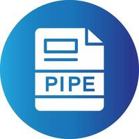 PIPE Creative Icon Design vector