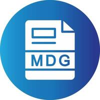 MDG Creative Icon Design vector