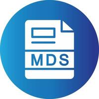 MDS Creative Icon Design vector