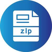 zip Creative Icon Design vector