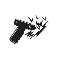 Emergency Hammer or Car Glass breaker icon vector illustration design