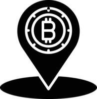 User Location solid and glyph vector illustration