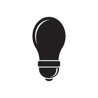 Vector fluorescent bulbs icon logo vector design template