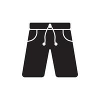 Vector shorts icon logo vector design template