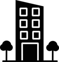 Office solid and glyph vector illustration