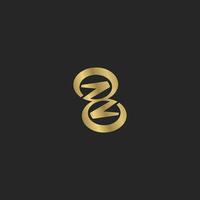 Alphabet letters Initials Monogram logo XZ, ZX, X and Z vector