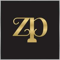 ZP, PZ, P and Z Abstract initial monogram letter alphabet logo design vector