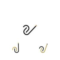 Alphabet letters Initials Monogram logo ZJ, JZ, Z and J vector