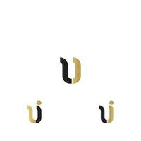 Alphabet letters Initials Monogram logo ZJ, JZ, Z and J vector