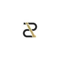 IZ, ZI, I AND Z Abstract initial monogram letter alphabet logo design vector