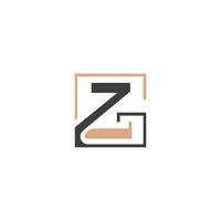 GZ, ZG, G AND Z Abstract initial monogram letter alphabet logo design vector