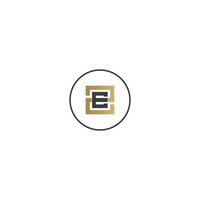 Alphabet letters Initials Monogram logo EZ, ZE, E and Z vector