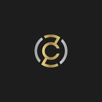 CZ, ZC, C AND Z Abstract initial monogram letter alphabet logo design vector