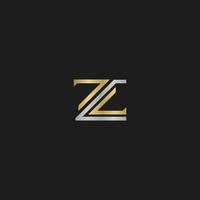CZ, ZC, C AND Z Abstract initial monogram letter alphabet logo design vector