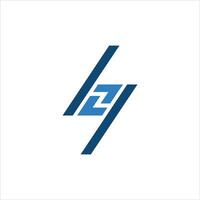 z letra logo diseño.z inicial establecido alfabeto icono logo diseño vector