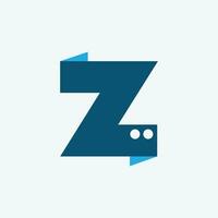 z letter logo design.z initial based alphabet icon logo design vector