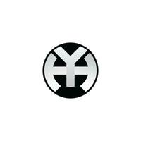 yh y hy letra logo diseño.yh,hy inicial establecido alfibet icono logo diseño vector