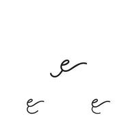 Alphabet letters Initials Monogram logo EY, YE, E and Y vector