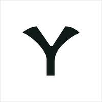 Initial letter y logo vector design template