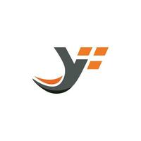 Initial letter y logo vector design template