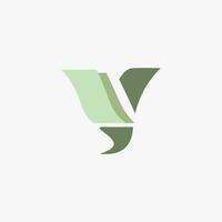 Initial letter y logo vector design template