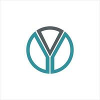 Initial letter y logo vector design template