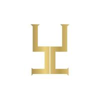 YX, XY, X AND Y Abstract initial monogram letter alphabet logo design vector