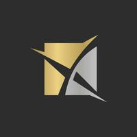 YX, XY, X AND Y Abstract initial monogram letter alphabet logo design vector