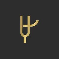 YX, XY, X AND Y Abstract initial monogram letter alphabet logo design vector
