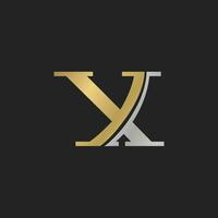 YX, XY, X AND Y Abstract initial monogram letter alphabet logo design vector