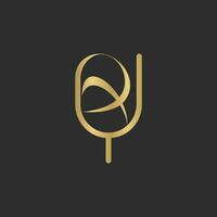 YX, XY, X AND Y Abstract initial monogram letter alphabet logo design vector