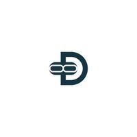 DX, XD, D AND X Abstract initial monogram letter alphabet logo design vector