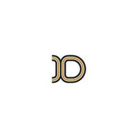 DX, XD, D AND X Abstract initial monogram letter alphabet logo design vector