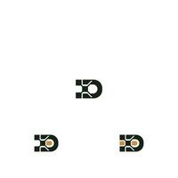 DX, XD, D AND X Abstract initial monogram letter alphabet logo design vector