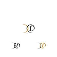 DX, XD, D AND X Abstract initial monogram letter alphabet logo design vector