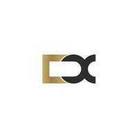 Alphabet letters Initials Monogram logo XC, CX, X and C vector