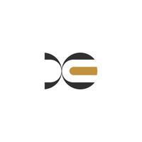 Alphabet letters Initials Monogram logo XC, CX, X and C vector