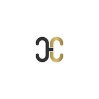 Alphabet letters Initials Monogram logo XC, CX, X and C vector