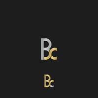 Alphabet Initials logo BX, XB, X and B vector