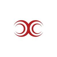 Initial letter x logo design template vector