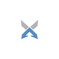 Initial letter x logo design template vector