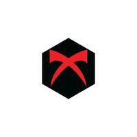 Initial letter x logo design template vector