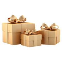 AI generated Gift Box on Transparent background - Ai Generated png