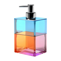 ai généré 3d le rendu de une l'eau ou parfum bouteille sur transparent Contexte - ai généré png