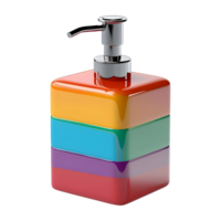 AI generated 3D Rendering of a Water or Perfume Bottle on Transparent Background - Ai Generated png